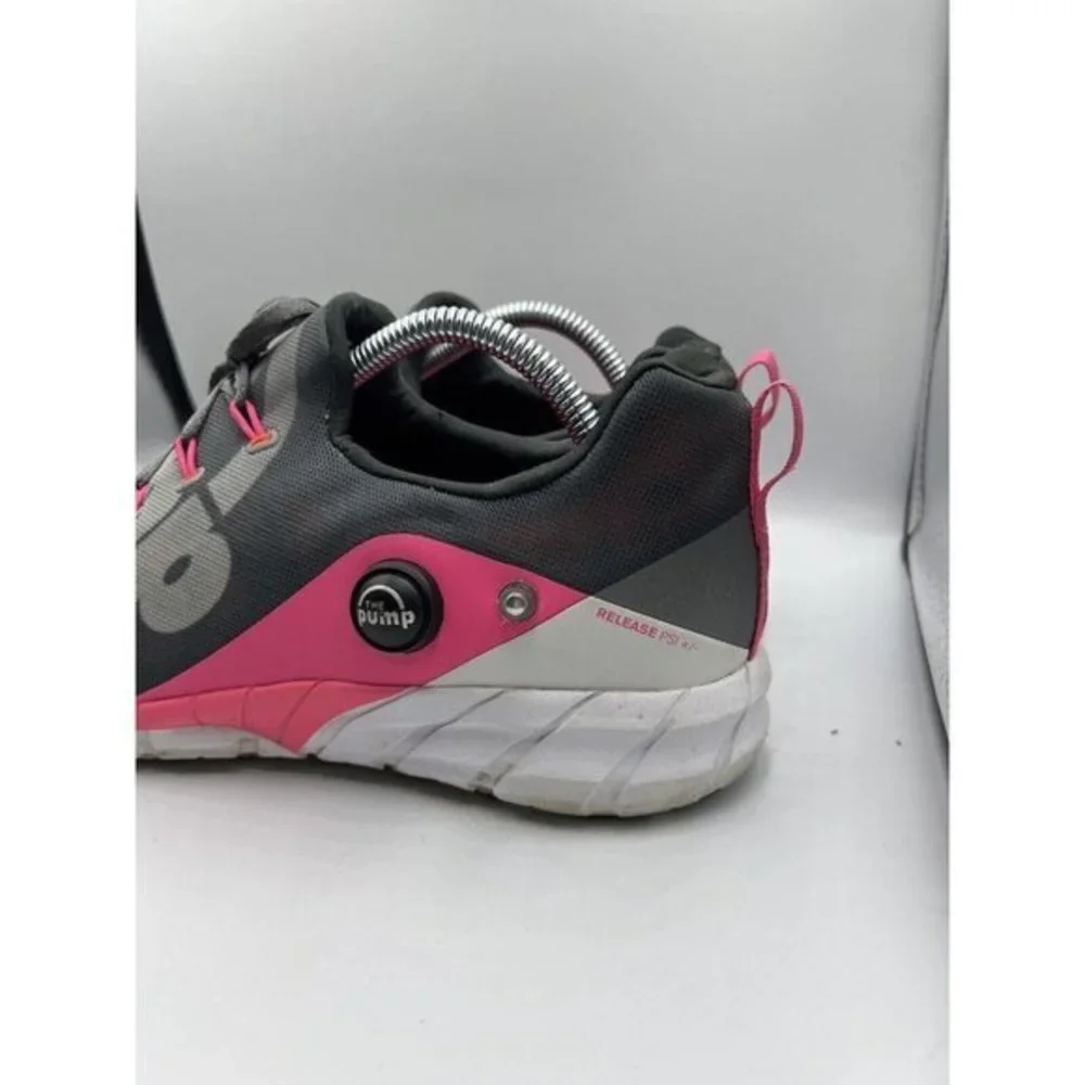 Reebok Women's US 11 ZPump Fushion 2.0 Sneakers Grey/Pink‎ V72140